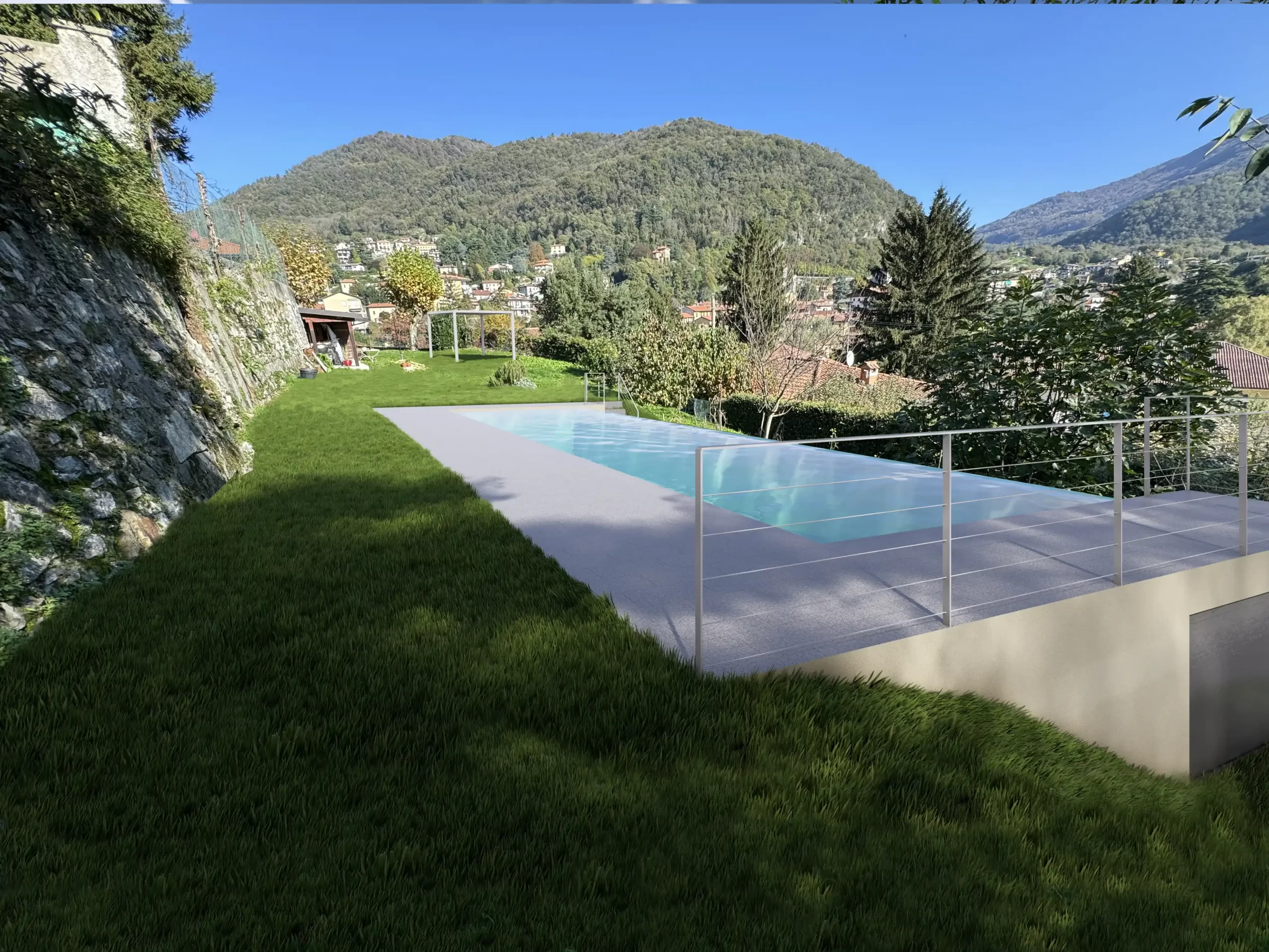 Asso realizzazione piscina interrata Casalino Engineering