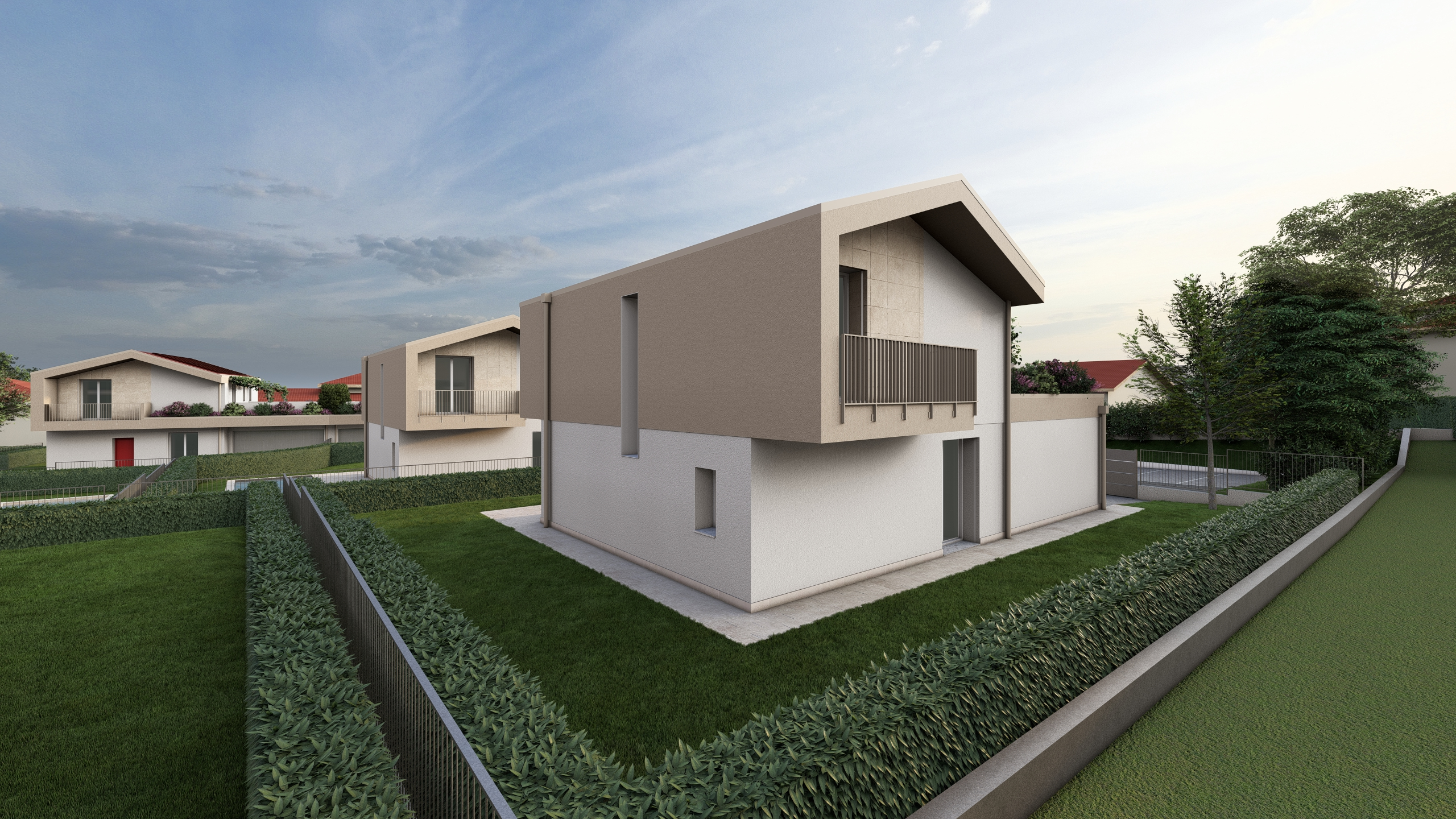 Render di una vila in vendita ad Albavilla (CO) da Casalino Engineering