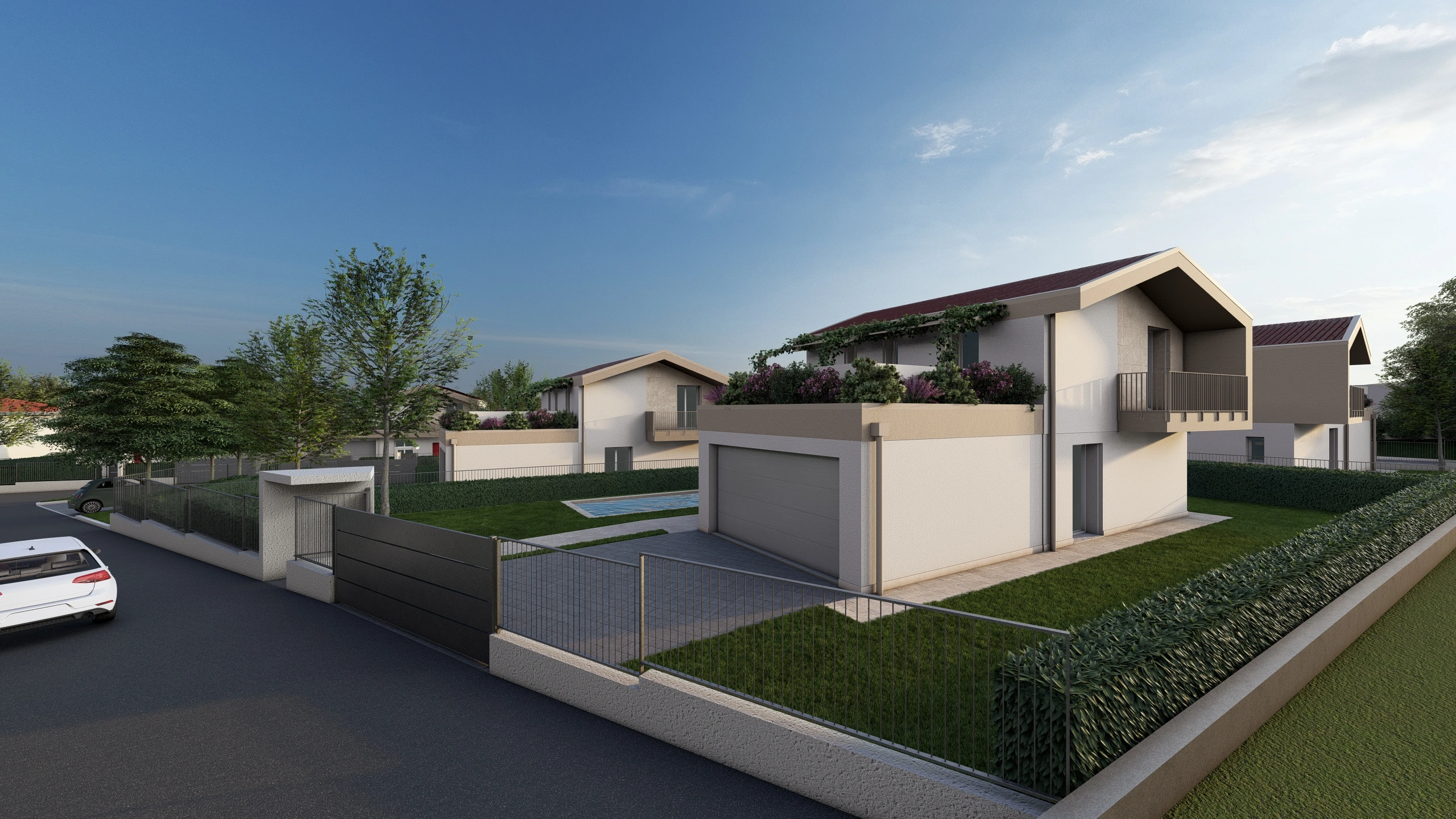 Render di una vila in vendita ad Albavilla (CO) da Casalino Engineering