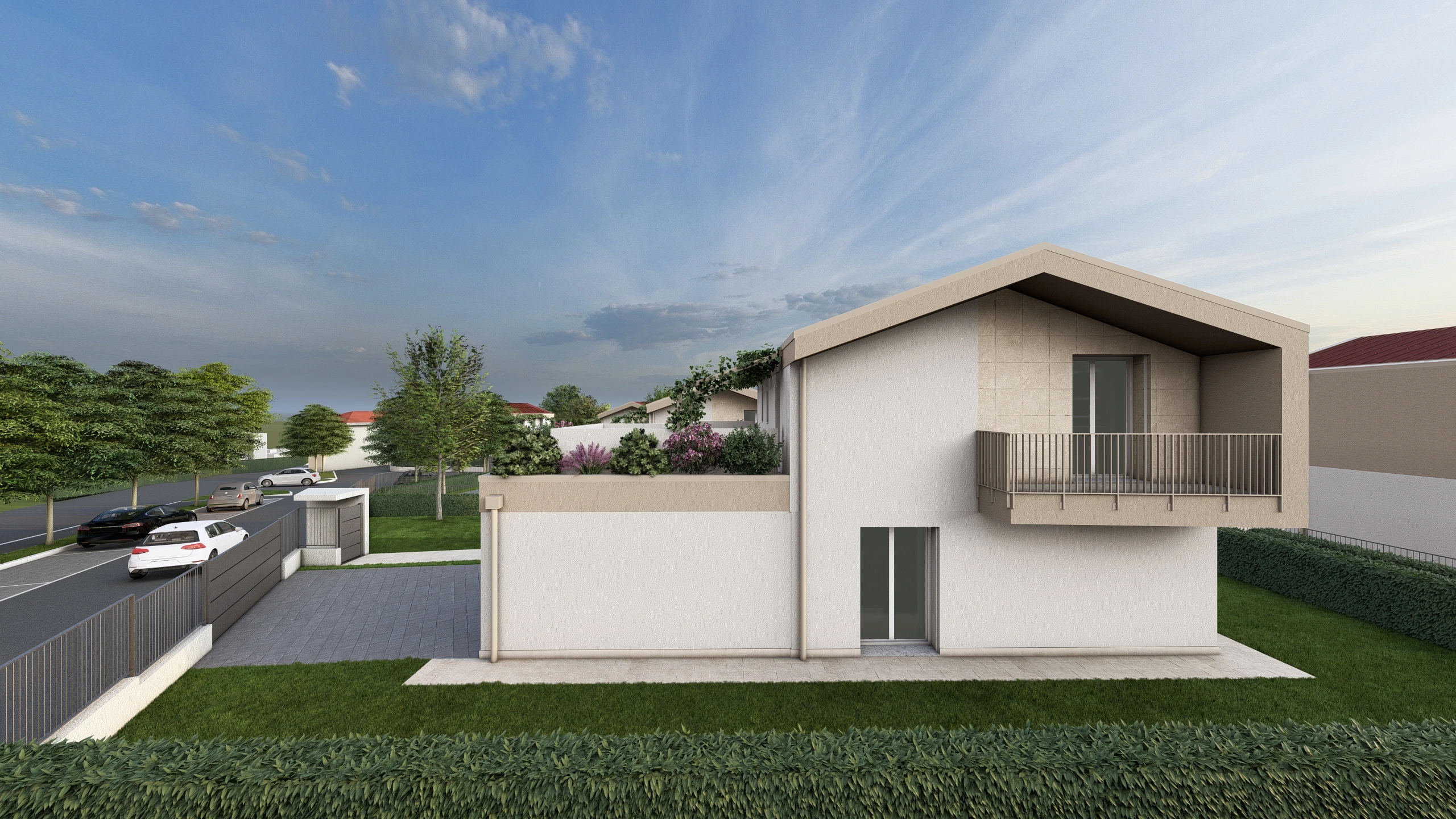 Render di una vila in vendita ad Albavilla (CO) da Casalino Engineering