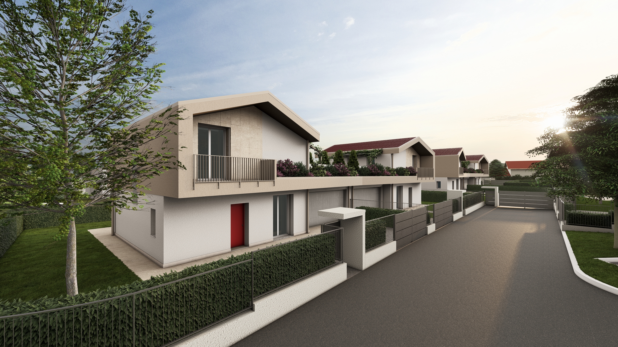 Render di una vila in vendita ad Albavilla (CO) da Casalino Engineering