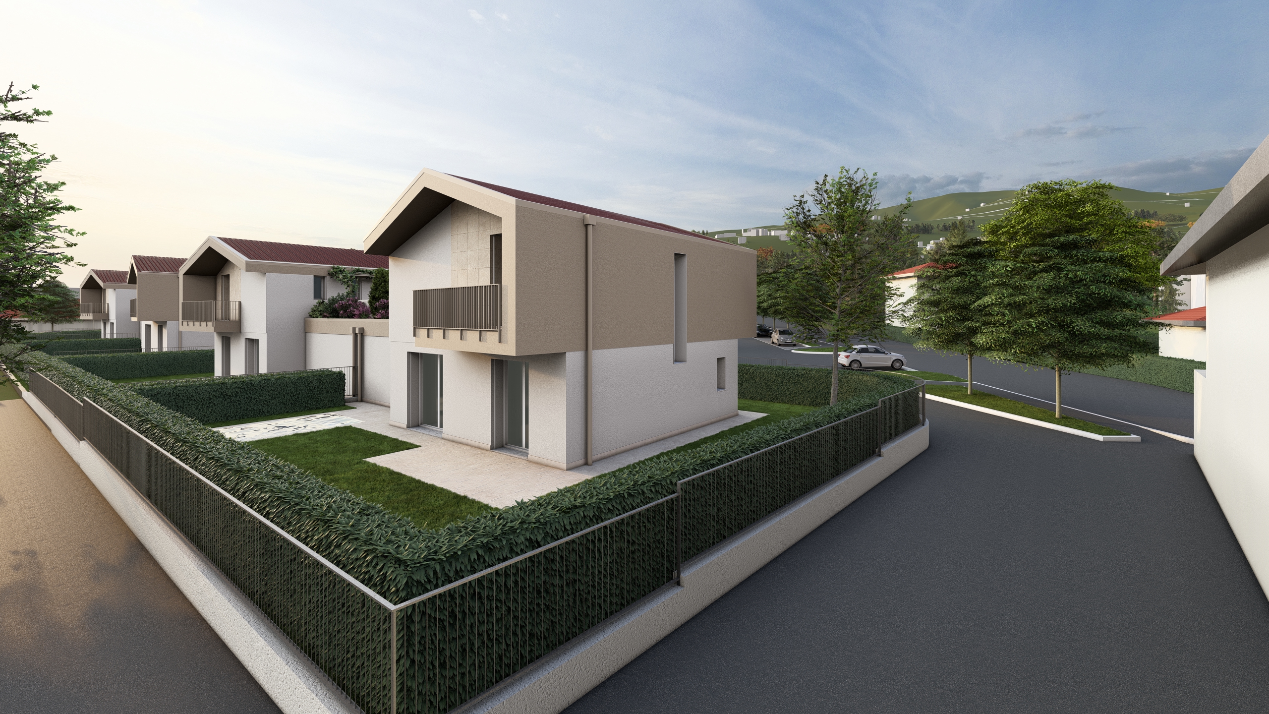 Render di una vila in vendita ad Albavilla (CO) da Casalino Engineering