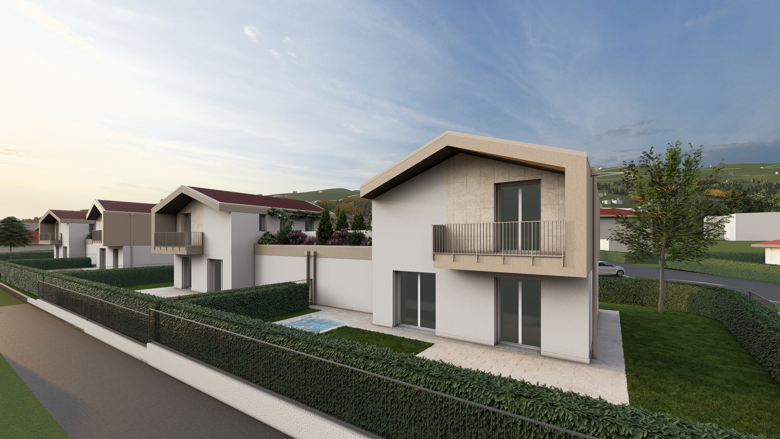 Render di una vila in vendita ad Albavilla (CO) da Casalino Engineering
