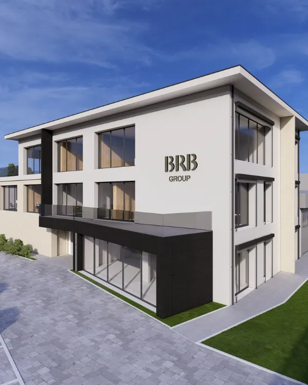 Render di un edificio a Castel Rozzone, costruito dalla Casalino Engineering