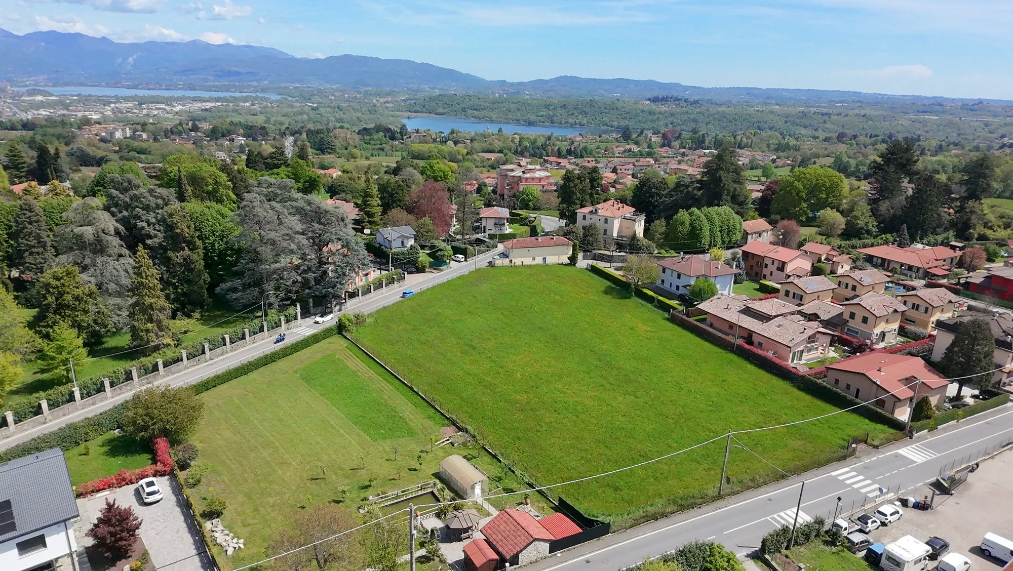 Terreno ad Albavilla sul quale verrà costruita una villa dalla Casalino Engineering