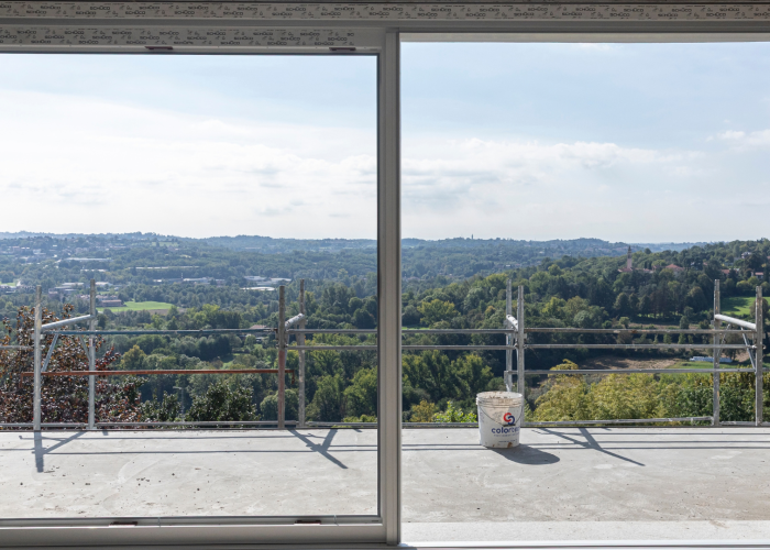 Render di un edificio completamente ristrutturato ad Inverigo, in provincia di Como. La ristrutturazione è ad opera di Casalino Engineering