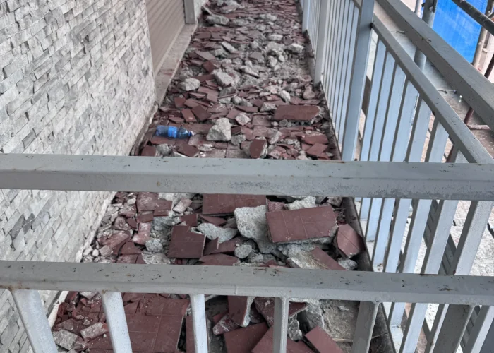 Foto di prima del rifacimento a Como da parte di Casalino Costruzioni