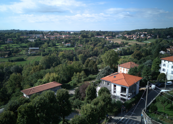 Render di un edificio completamente ristrutturato ad Inverigo, in provincia di Como. La ristrutturazione è ad opera di Casalino Engineering