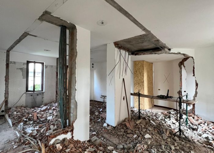 Panoramica precedente ai lavori svolti da Casalino Costruzioni.