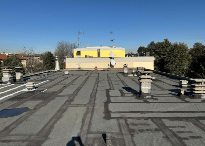 tetto prima dell'intervento di Casalino Costruzioni